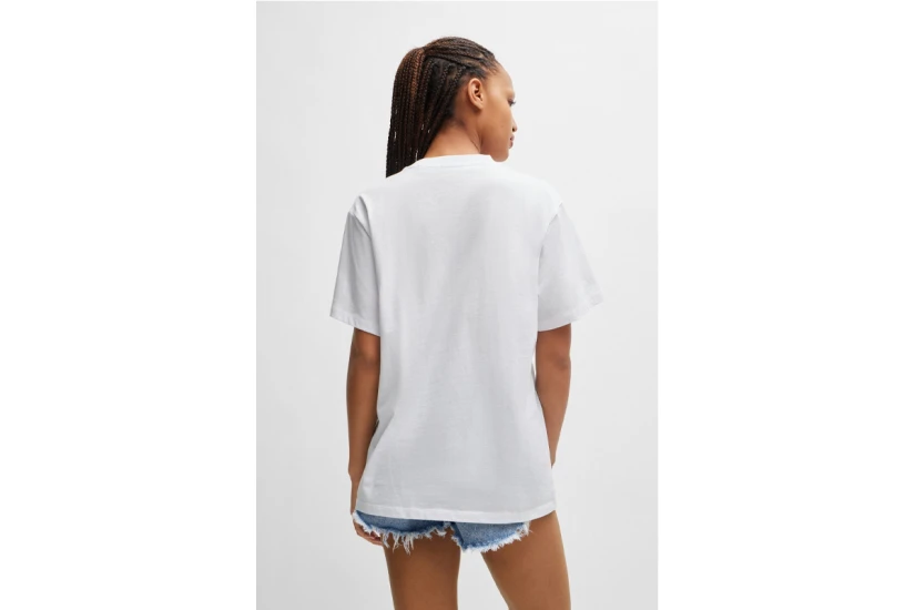 Hugo Vintage Γυναικείο Κοντομάνικο T-Shirt Λευκό