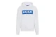 Hugo Boss Nalves Unisex Φούτερ Με Κουκούλα Λευκό