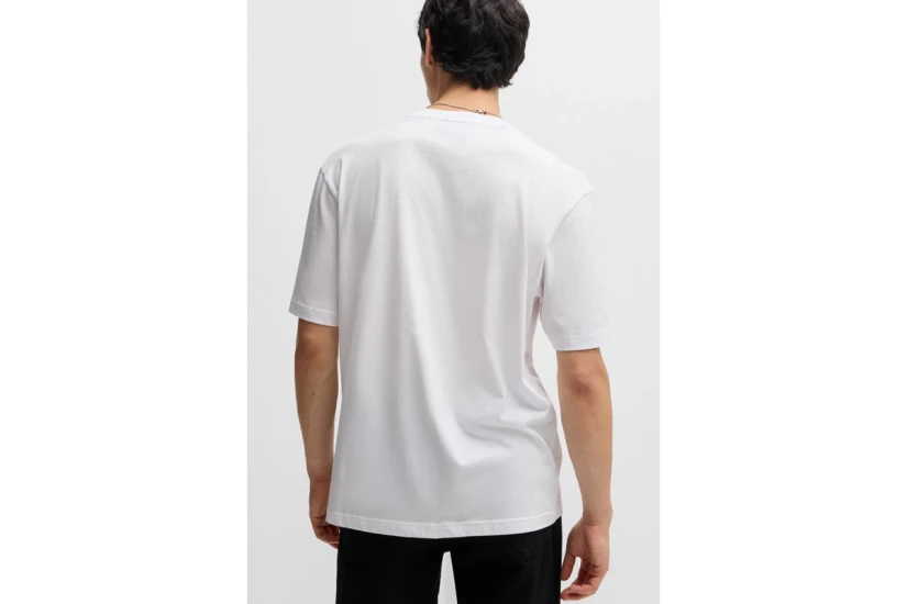 Hugo Nafralo Ανδρικό Κοντομάνικο T-Shirt Λευκό