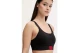 Hugo Padded Cup Red Label Γυναικείο Bralette Μαύρο