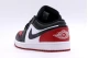 Jordan Air 1 Bred Toe Low Sneakers Μαύρα, Λευκά, Κόκκινα