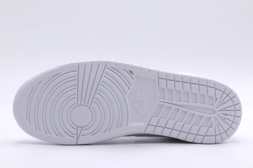 Jordan Air 1 Retro Mid Ανδρικά Sneakers Λευκά