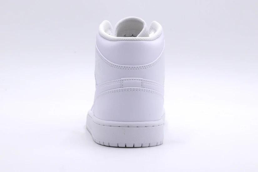 Jordan Air 1 Retro Mid Ανδρικά Sneakers Λευκά