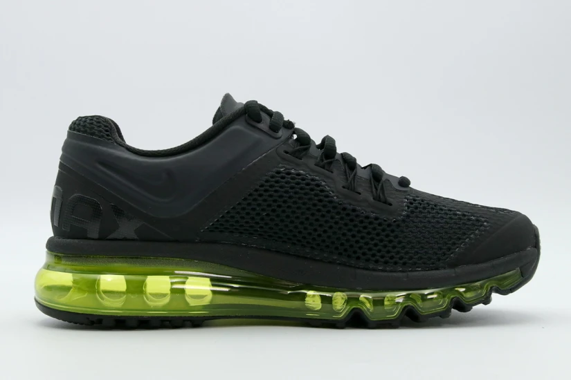 Nike Air Max 2013 Sneakers Μαύρα, Λαχανί