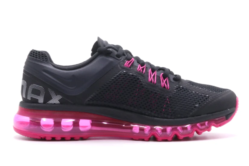 Nike Air Max 2013 Παιδικά Sneakers Μαύρα, Φούξια, Ασημί