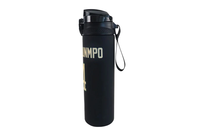 Back Me Up NBA Milwaukee Bucks Giannis Antetokounmpo 34 Παγούρι Μαύρο, Πράσινο, Εκρού 700Ml