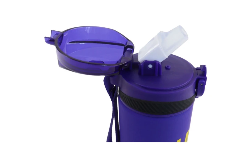 Back Me Up NBA Los Angeles Lakers LeBron James 23 Παγούρι Μωβ, Κίτρινο, Μαύρο 700Ml