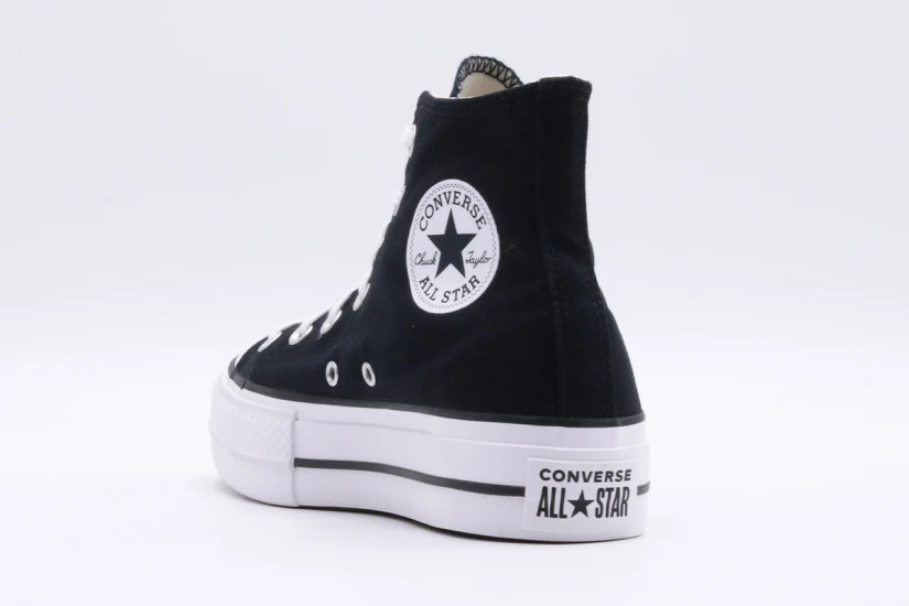 Converse Chuck Taylor All Star Lift Sneakers Μαύρα, Λευκά