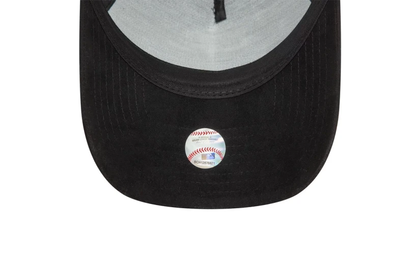 New Era New York Yankees MLB Faux Suede 9FORTY E-Frame Καπέλο Snapback Μαύρο