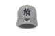 New Era New York Yankees Side Patch Trucker Καπέλο Snapback Γκρι, Λευκό