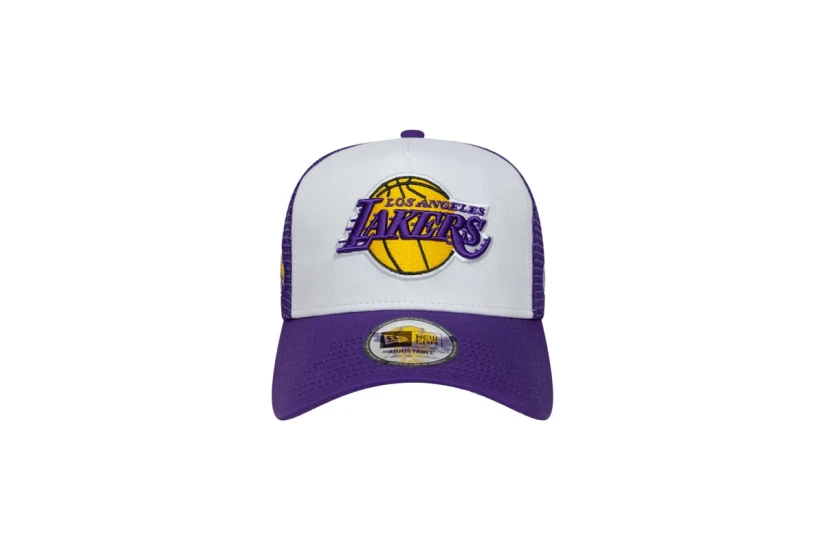 New Era Los Angeles Lakers Trucker Καπέλο Snapback Μωβ, Λευκό, Κίτρινο
