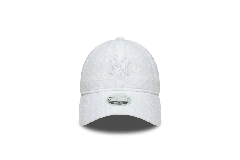 New Era New York Yankees MLB Broderie 9TWENTY Καπέλο Strapback Λευκό