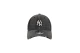 New Era New York Yankees Acid Wash Denim 9Forty Καπέλο Strapback Ανθρακί