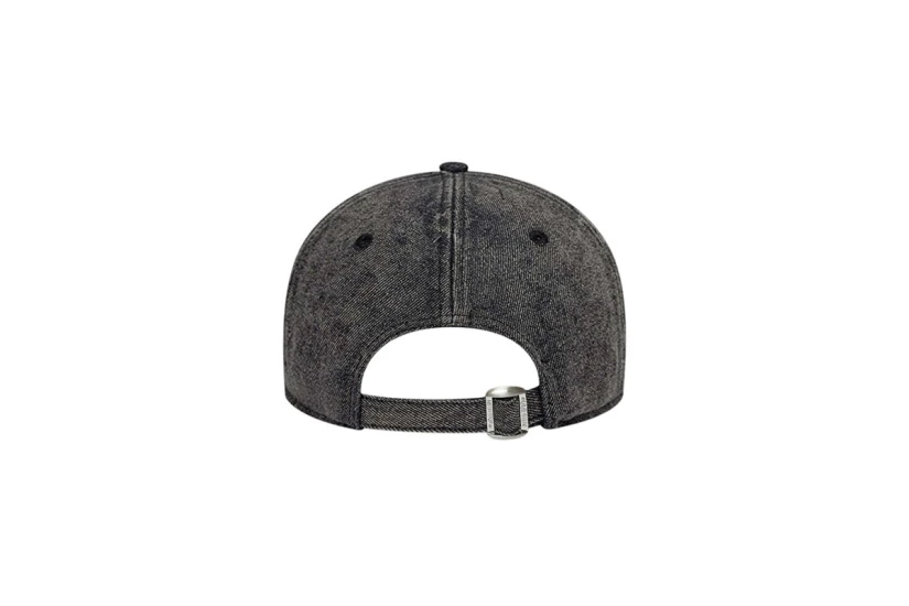 New Era New York Yankees Acid Wash Denim 9Forty Καπέλο Strapback Ανθρακί