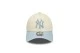 New Era New York Yankees Side Script 9Forty Καπέλο Snapback Εκρού, Σιέλ