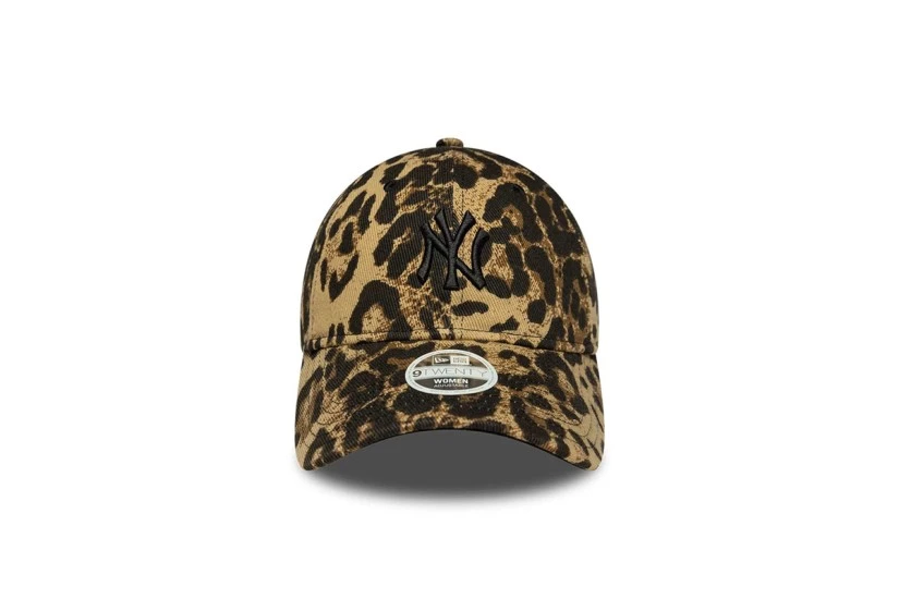 New Era New York Yankees MLB 9Twenty Leopard Καπέλο Strapback Καφέ, Μαύρο, Μπεζ