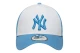 New Era New York Yankees League Essentials Trucker Καπέλο Snapback Γαλάζιο, Λευκό