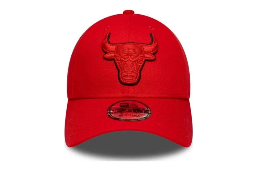 New Era NBA Outline 9Forty Chicago Bulls Καπέλο Strapback Κόκκινο, Μαύρο