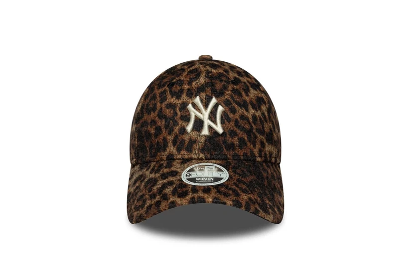 New Era Mlb Cosy Leopard 9Forty Καπέλο Strapback Καφέ, Μαύρο, Μπεζ