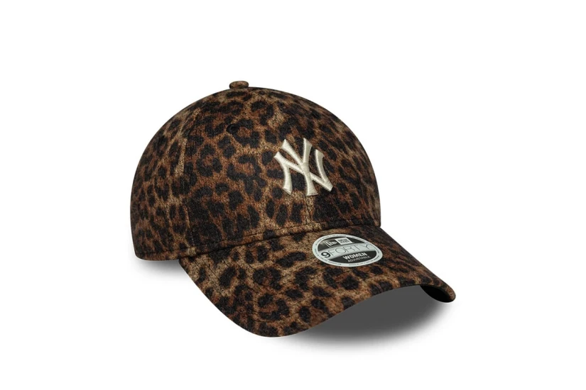 New Era Mlb Cosy Leopard 9Forty Καπέλο Strapback Καφέ, Μαύρο, Μπεζ