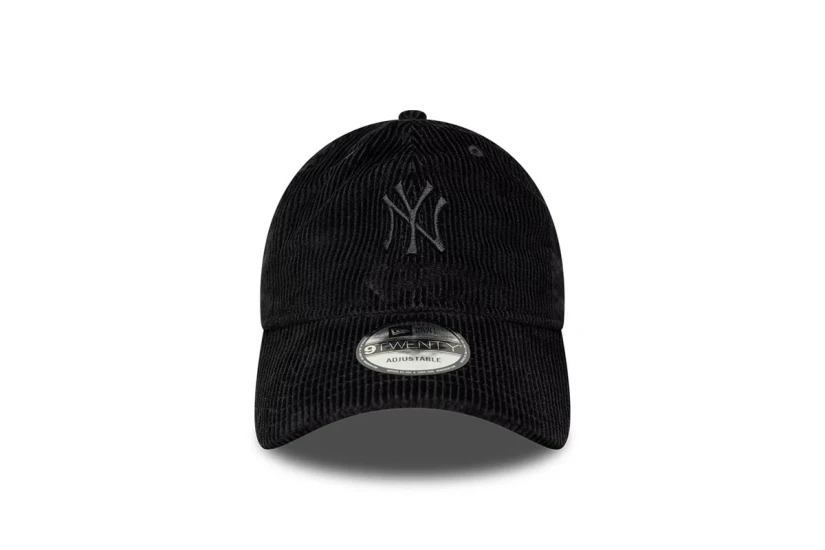 New Era New York Yankees MLB Cord Black 9TWENTY Καπέλο Strapback Μαύρο