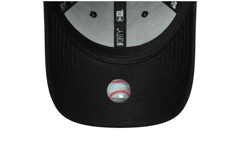 New Era Metallic Outline 9F Los Angeles Dodgers Unisex Καπέλο Strapback Μαύρο, Λευκό