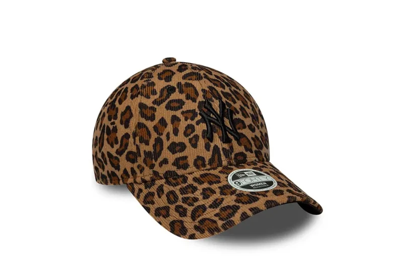 New Era New York Yankees MLB Leopard Cord 9FORTY Καπέλο Strapback Καφέ, Μαύρο