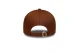 New Era Metallic Logo Γυναικείο Καπέλο Strapback Καφέ, Χρυσό