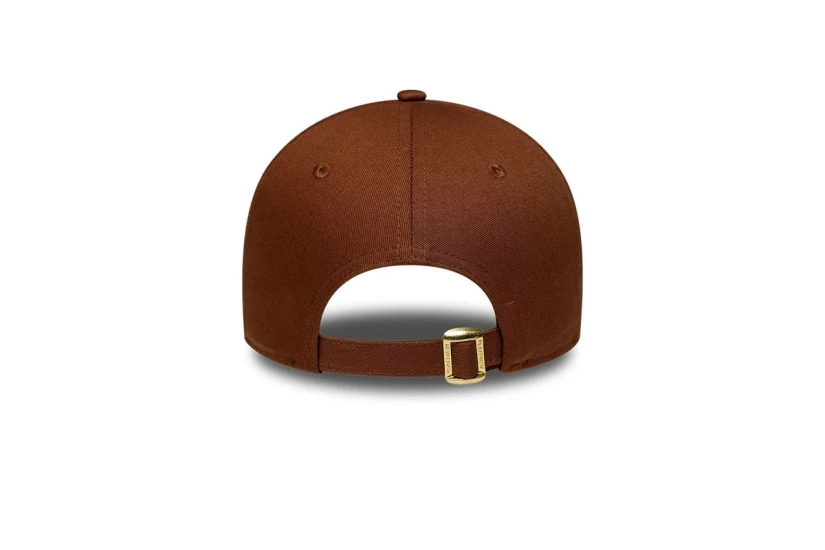 New Era Metallic Logo Γυναικείο Καπέλο Strapback Καφέ, Χρυσό