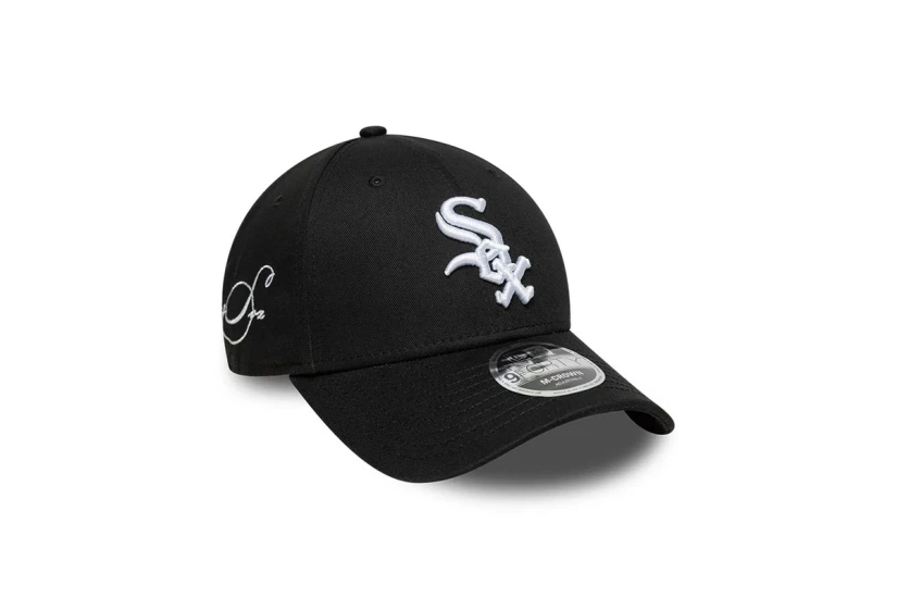 New Era MLB Chicago White Sox Side Script 9Forty Unisex Καπέλο Snapback Μαύρο, Λευκό