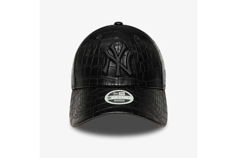 New Era New York Yankees MLB Pattern PU 9FORTY Γυναικείο Καπέλο Strapback Μαύρο