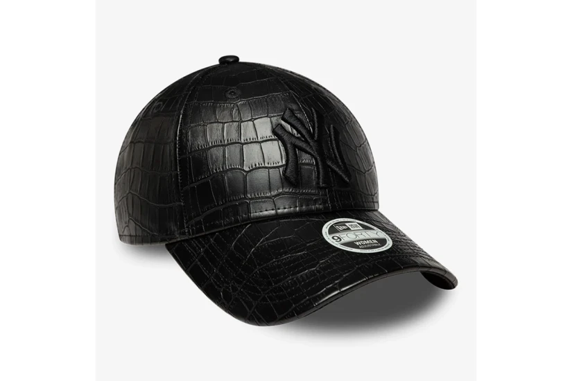 New Era New York Yankees MLB Pattern PU 9FORTY Γυναικείο Καπέλο Strapback Μαύρο
