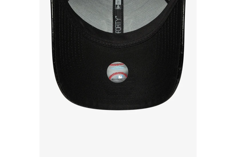 New Era New York Yankees MLB Pattern PU 9FORTY Γυναικείο Καπέλο Strapback Μαύρο