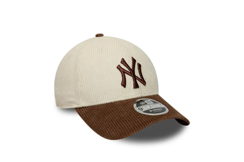 New Era Mlb Cord 9Forty M-Crown Καπέλο Strapback Εκρού, Καφέ