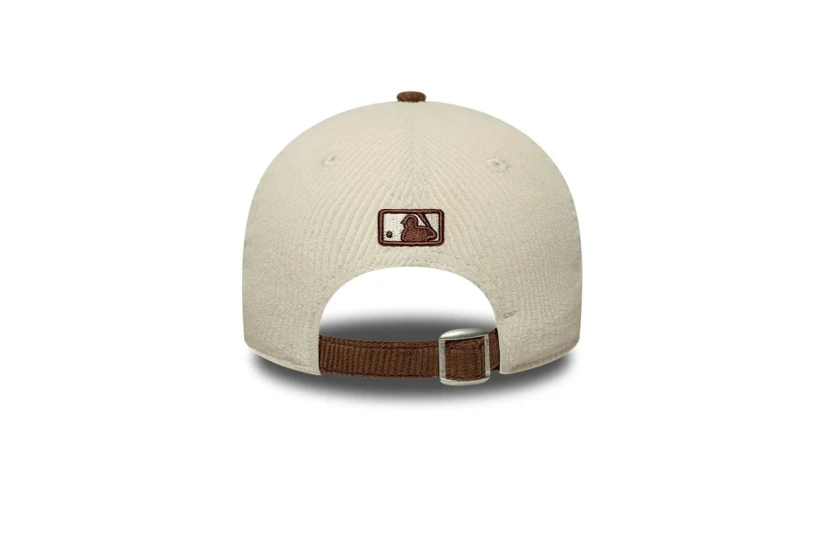 New Era Mlb Cord 9Forty M-Crown Καπέλο Strapback Εκρού, Καφέ