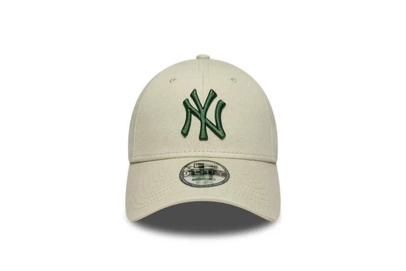 New Era League Essential 9Forty New York Yankees Καπέλο Strapback Μπεζ, Πράσινο