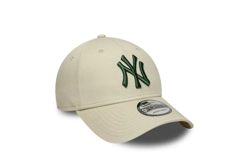 New Era League Essential 9Forty New York Yankees Καπέλο Strapback Μπεζ, Πράσινο