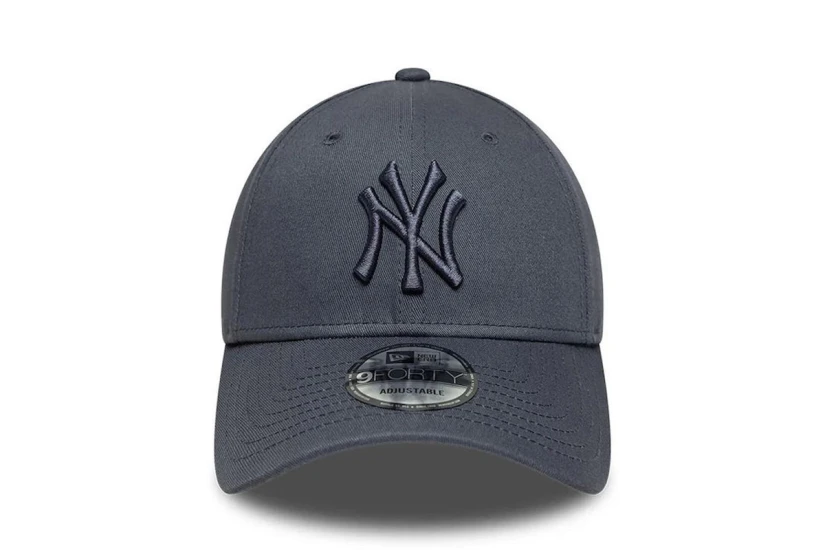 New Era League Essential 9Forty New York Yankees Καπέλο Strapback Γκρι Σκούρο