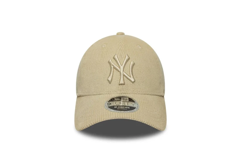 New Era New York Yankees MLB Cord 9Forty M-Crown Καπέλο Strapback Εκρού