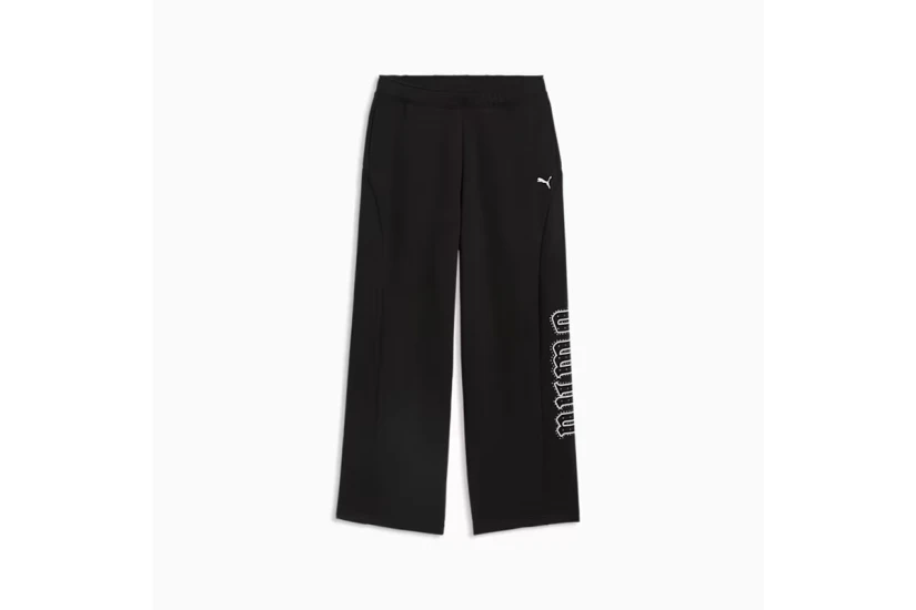 Puma Street Glam Slouchy Bedazzled Oversized Παντελόνι Φόρμας Γυν (636652 01)