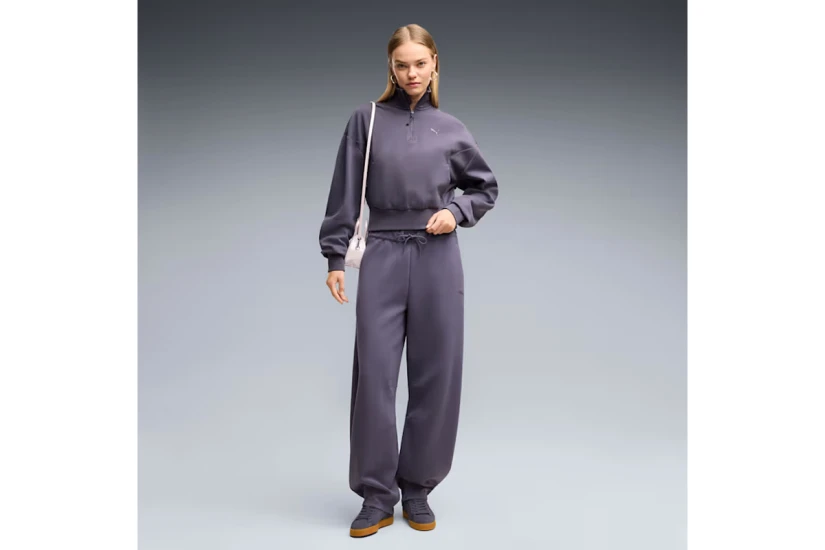 Puma Tech Sense Barrel Γυναικείο Παντελόνι Φόρμας Μωβ