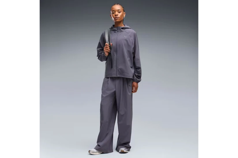 Puma Tech Sense 4-Way Stretch Γυναικείο Παντελόνι Φόρμας Γκρι Σκούρο