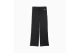 Puma Essentials Wide Leg Ribbed Γυναικείο Παντελόνι Φόρμας Μαύρο