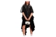 Puma T7 Oversized Ruffle Γυναικεία Κοντομάνικη Πολυεστερική Ζακέτα Μαύρη, Λευκή