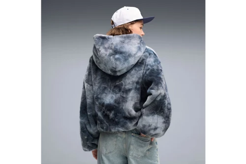 Puma Street Glam Oversized Fleece Jacket Γυναικείο (637142 35)