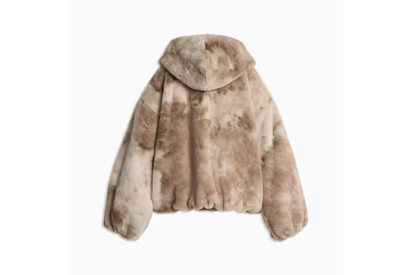 Puma Street Glam Highloft Oversized Γυναικείο Συνθετικό Γουνάκι Πουρό, Μπεζ