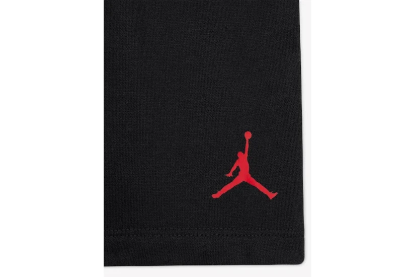 Jordan Jumpman Βρεφικό - Παιδικό Σετ Κοντομάνικη Μπλούζα - Σορτς Κόκκινο, Μαύρο