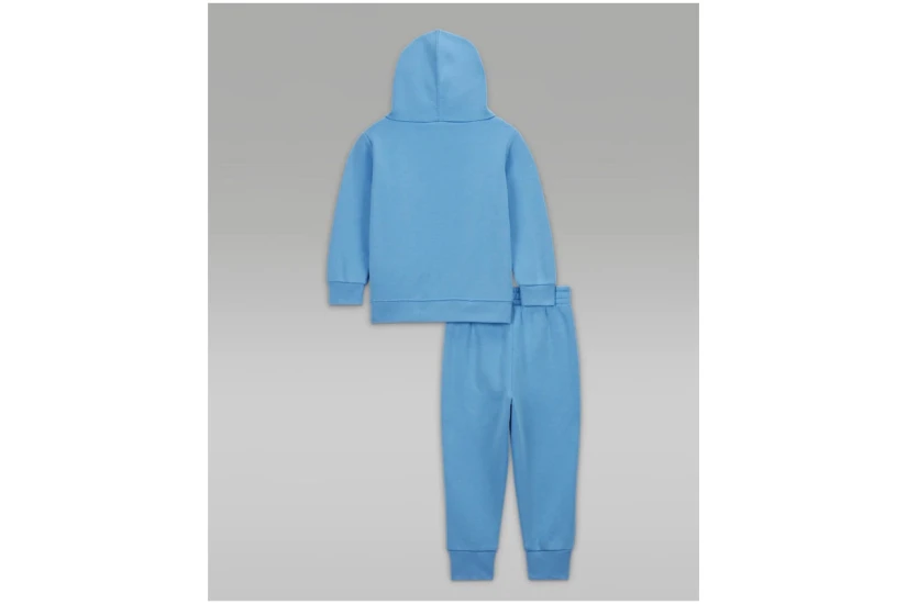 Jordan Jersey Βρεφικό Σετ Hoodie - Παντελόνι Φόρμας Σιέλ