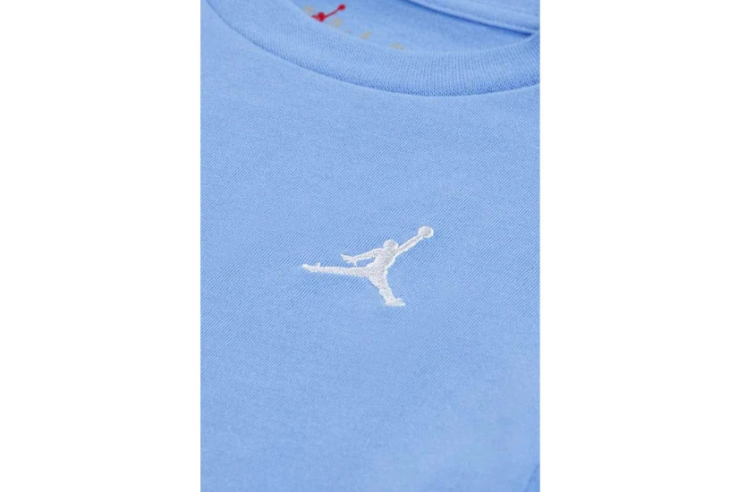 Jordan Brooklyn Essentials Βρεφικό Σετ Κοντομάνικο T-Shirt - Σορτς Σιέλ
