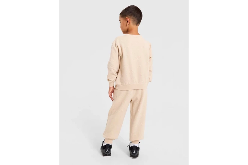 Jordan Bubble Knit Βρεφικό Σετ Μακρυμάνικη Μπλούζα - Παντελόνι Φόρμας
